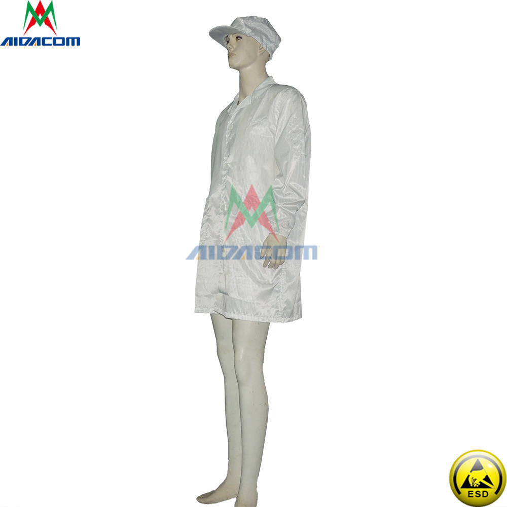 Dust Proof Military Unisex 4L 100D 130g ESD Garment