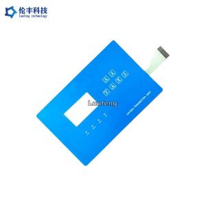 China Custom Poly Membrane Switch Keyboard Polyester EBG180 Metal Domes wholesale