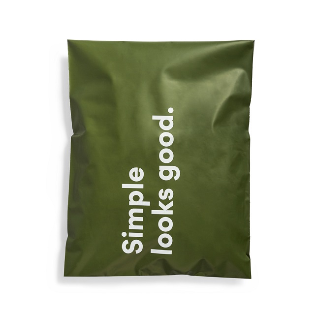 Antiwear Recyclable Poly Mailer Plastic Shipping Bags Ultralight Cornstarch Material