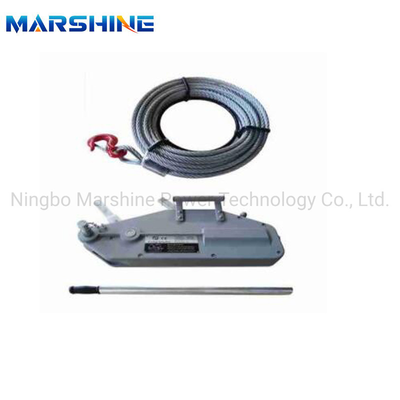 Small Portable Lift Hand-Cranked Wire Hand Wrenching Tackle Block Customized