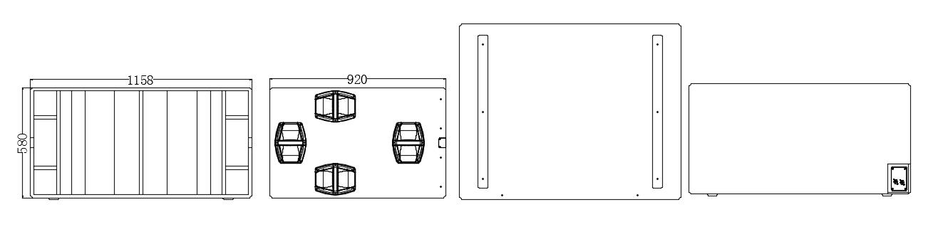 Dual 18 Inch 200Hz 100dB 1200W Line Array Sound System