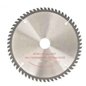 China 180mm 60 Teeth Carbid Alloy Circular Alloy Saw Blade Arbor 25.4mm wholesale