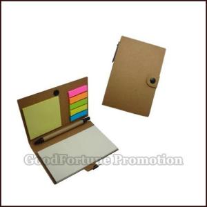 China Promotional Kraft Memo pad with pen gift logo wholesale