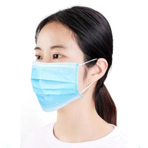 China Full Protection 3 Ply Face Mask , Disposable Mouth Mask Anti Viral Function wholesale