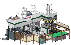 China Stable Operation Pulp Molding Machine Paper Molding Machine 260kw Power wholesale