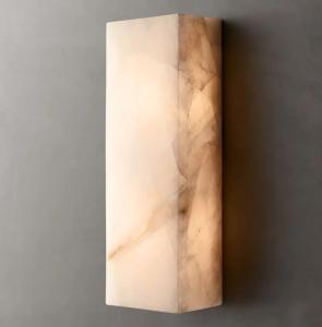 China 100V - 277V Alabaster Light Sconce 10W Marble Wall Lamp Customized wholesale