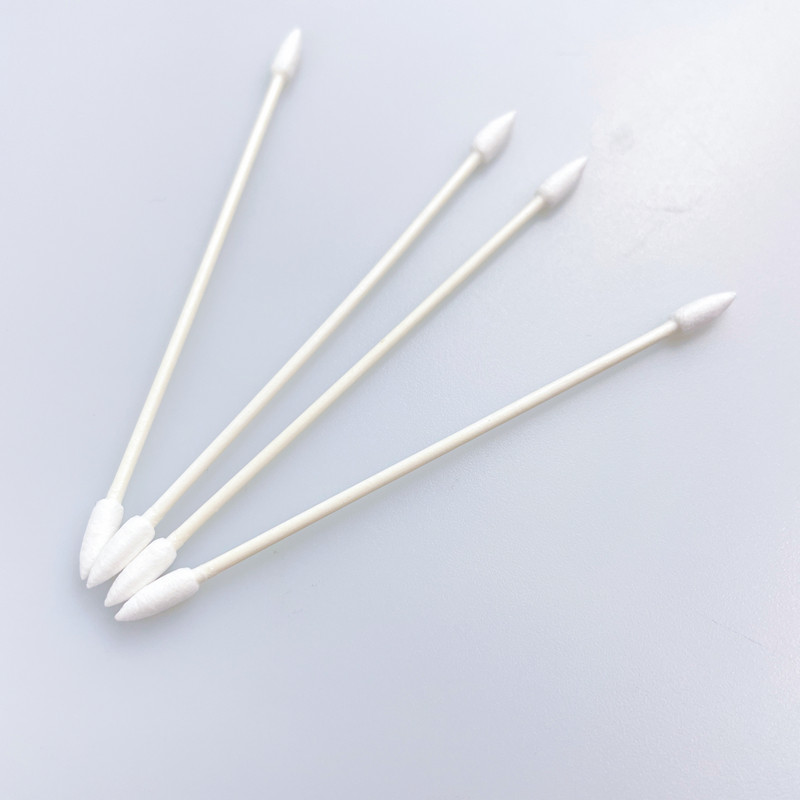 Double Pointy Mini Compressed Cotton Head Micro Swab 3 Inch 3mm