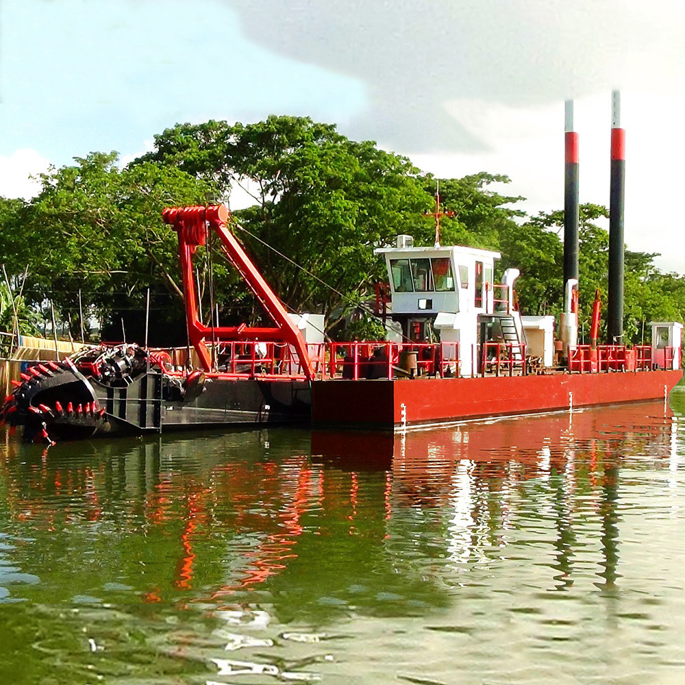 JMD650 6000m3 Cutter Dredging Ship in working site