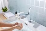 Brushed Bathroom Basin Faucets Countertop Hot And Cold Tap Mixer