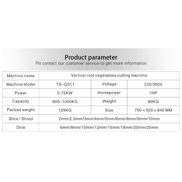 Multifunctional Vertical Bulb Vegetable Processing Machine Bamboo Shoots Cutter