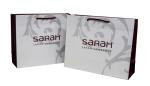 White 2 Color Printing Paper Carrier Bag 280gsm Craftpaper With Shopping /