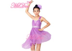 China Elegant Modern Lyrical Lilac Dance Costumes Wedding Bridesmaid Dresses wholesale