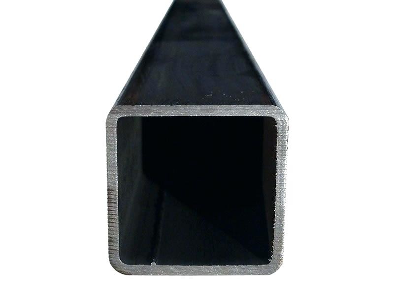 Metal Iron Black Square Steel Tubing Stable Wear Resistance High Bearing Capacity