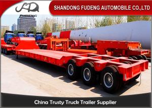 China 120 / 100 Tons Heavy Equipment Trailers 3 Lines 6 Axles Mechanical Ladder wholesale