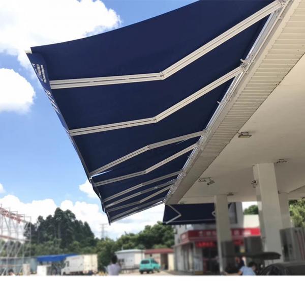 Outdoor Powder Coated Double Arm Awning Balcony Patio Awning