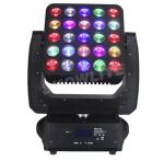 25*10W RGBW Moving Head Wash Lights , Disco DJ Club Stage Light 300W