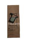 Brown Multiwall Heat Sealed Paper Bags Customizable Design And Packaging