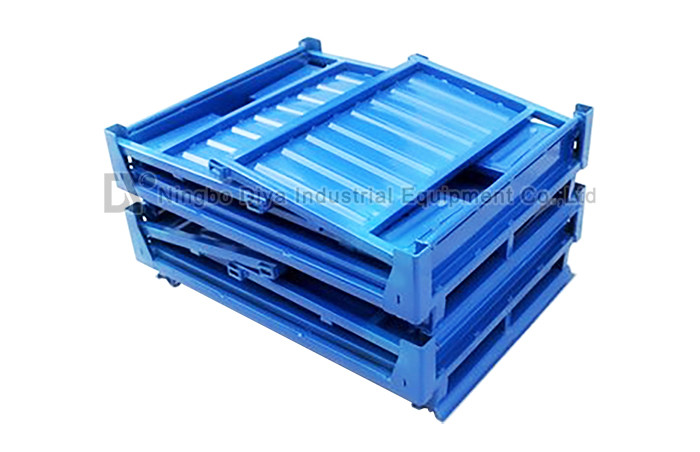 Foldable Stacking Rack System , Adjustable Stackable Wire Mesh Cage