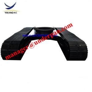 China Custom hydraulic crawler steel track undercarriage manufacturer with slewing bearing wholesale