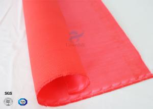 China Alkali Free Anti Corrosion Silicone Rubber Coated Fiberglass Fabric 260℃ 0.5mm wholesale