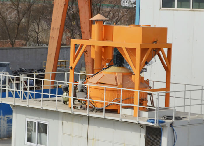 vertical-shaft concrete mixers