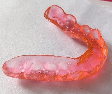 Custom Made Mandibular Arch Stablizing Bite Splint