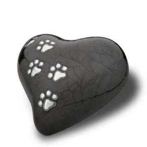 China 3 Inches Heart Shaped Pet Urns Eco Friendly With Matte / Polish Finish wholesale