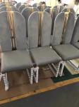 Hot sale High Backrest Golden Stainless Steel Dining Chair Sofia Chair
