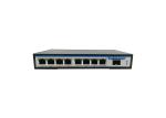 AC 90-260V SFP Fiber Optic Network Switch Eight Port Customized Color