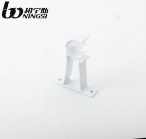 China 25mm Diameter 0.6mm Thickness Curtain Pole Bracket Wall Mount wholesale
