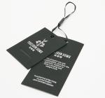 Black Swing 600dpi Paper Hang Tags For Clothing Offset Printing