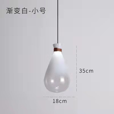 Nordic Modern Creative Glass Gloss Wishing Bottle Chandelier Simple Bedroom Bedside Bar Restaurant Lamp(WH-GP-112)