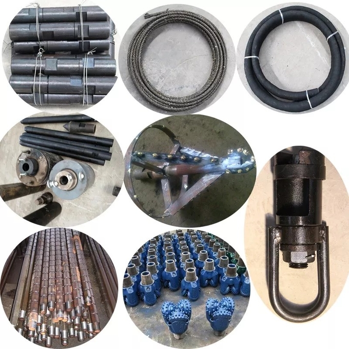 Rubber Tracked GY200 Core Drilling Machines Can Drill Rock Layers