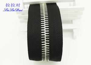 China Close End Large Gold Zipper 9607110000 , Antique Brass Extra Wide Zippers Polyester Tape wholesale