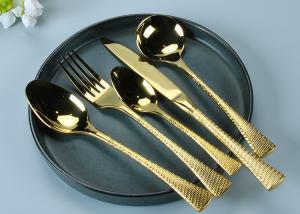 China Gilding Gold Stainless Steel Flatware Set wholesale