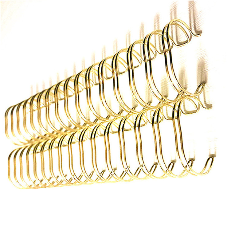 Spiral O Double Loop Binding Wire Thickness 0.7mm-1.5mm For Book Binding