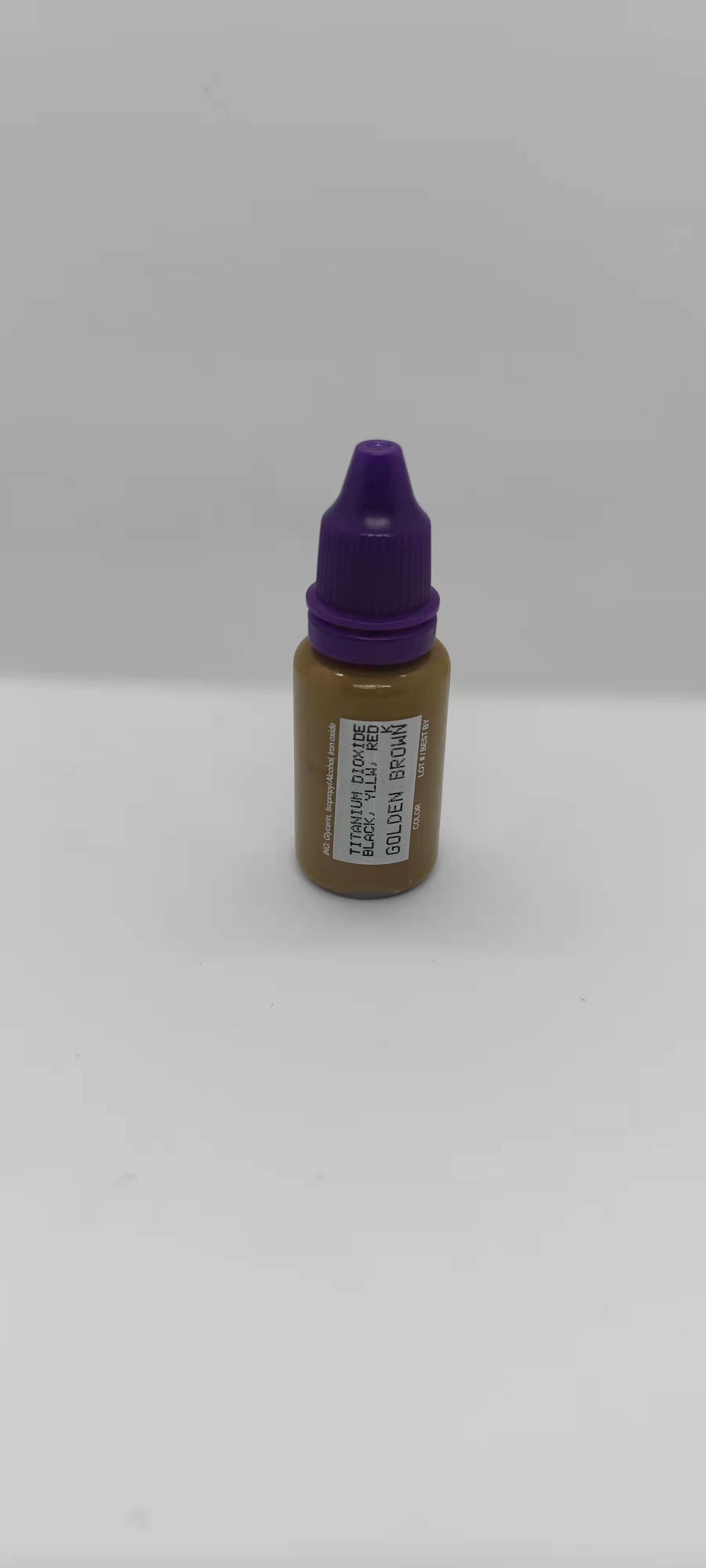Biotouch MicrGel polishgment Golden Brown Pigment Color Permanent Makeup Microblading Supplies Eyebrow Shading