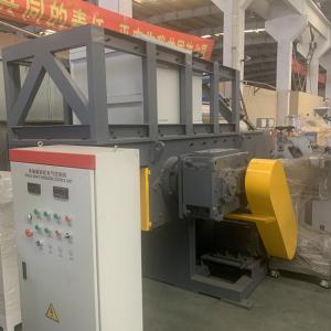 China 2000kg/H Double Shaft Shredder plastic recycling crusher PLC control wholesale