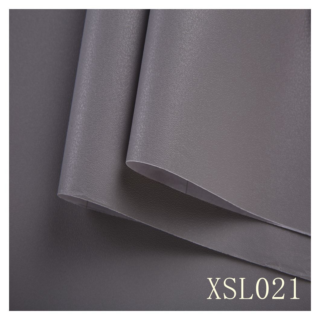 Removable Home Wallpaper in Gray Color Peel Off Sticker Wall Paper with Soundproof Function Roll Size 122cm*50m
