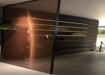 Flat Shape Wire Mesh Laminated Glass Metal Coated Polymer Fabric
