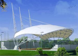 China 1100g PVDF Membrane Tensile Shades For Stadium Bleachers wholesale
