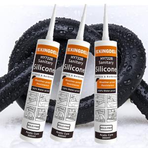 China Acetic Construction Glass Sealant RTV Glue Weather Resistance Silicone Adhesive wholesale