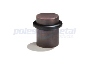 China Black Solid Brass Decorative Door Hardware Contemporary Flat Top Door Stop wholesale