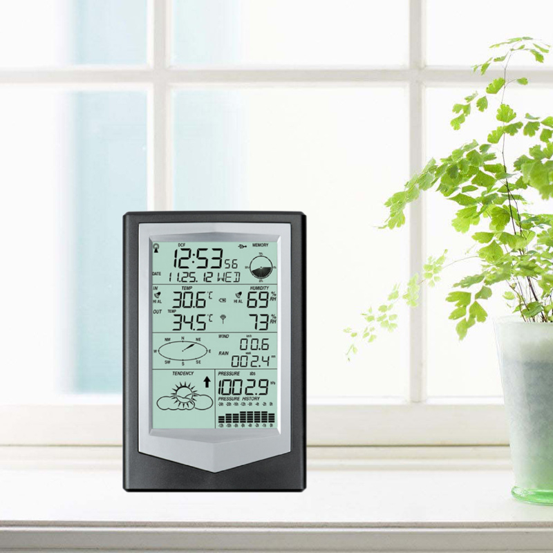 Multifunctional Remote Monitor Weather Station For Outdoor Temperature And Humidity