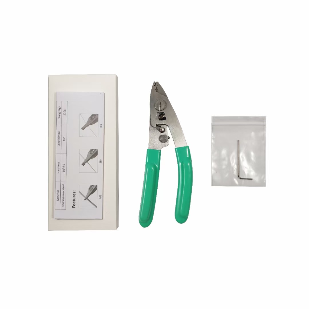 CFS-3 FTTH Tool fiber optic cable stripper Stainless Steel 3 Holes Miller Clamp