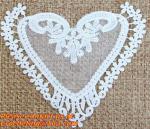 Golden Venise Lace Trim Flower Motif Ribbon Crafts