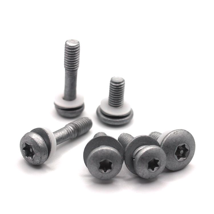 Pan Head Dacromet Black Oxide Three Triple Combination Bolt Screw Assembly