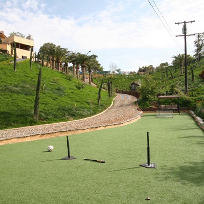 38mm Non Infill Low Maintenance Fake Artificial Turf Landscaping Astro Turf Decorative Green Artificial Grass
