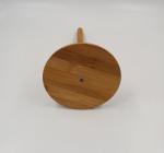 Lightweight Bamboo Kitchen Roll Holder Wood Countertop Paper Towel Stand 33x15cm