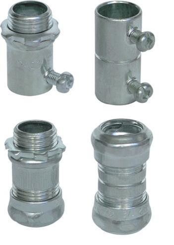 Waterproof Rigid Aluminum Conduit Fittings , EMT Conduit Compression Fittings